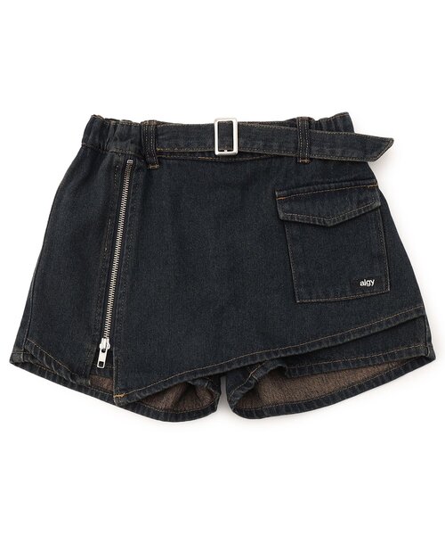 algy（アルジー）の「アシメラップキュロット（その他パンツ・キッズ・カーキ/ネイビー/ブラウン・XX-SMALL/X-SMALL/MEDIUM/SMALL）」の3枚目の写真