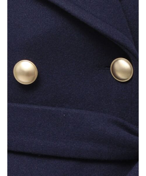 【美品】RESEXXY Aライン フレアコート☆ リゼクシー RESEXXY Aラインフレアコート （ネイビー） -ファッション