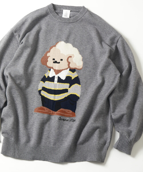 FREAK'S STORE(フリークスストア)の「tombonia/トムボニア tombonia プレッピームック ニット(ニット/セーター・メンズ・グレー/オフホワイト/ブラック・SMALL/MEDIUM/LARGE)」の10枚目の写真