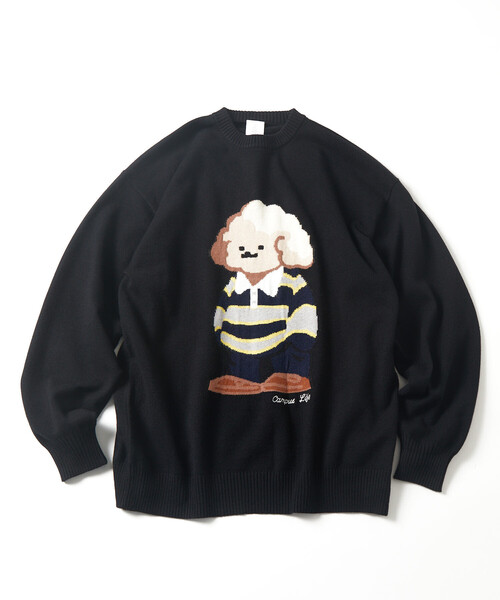 FREAK'S STORE(フリークスストア)の「tombonia/トムボニア tombonia プレッピームック ニット(ニット/セーター・メンズ・グレー/オフホワイト/ブラック・SMALL/MEDIUM/LARGE)」の12枚目の写真