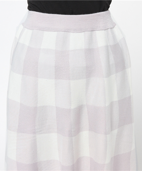OUTLET（アウトレット）の「【Discoat Parisien】アンチピリングニットフレアSK（スカート・レディース・ボルドー/グレー・LARGE）」の6枚目の写真