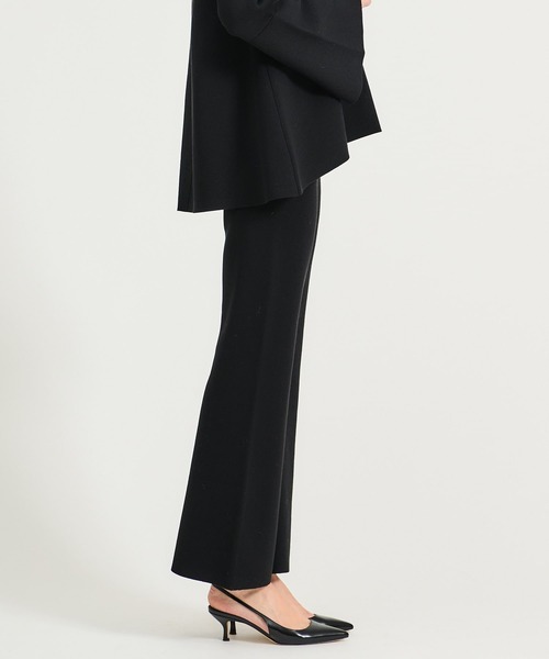 ESTNATION(エストネーション)の「【CLASSY. 12月号掲載】ESTNATION / フレアニットパンツ(その他パンツ・レディース・ブラウン/ブラック・36/38)」の3枚目の写真