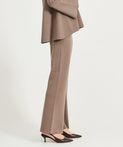 ESTNATION(エストネーション)の「【CLASSY. 12月号掲載】ESTNATION / フレアニットパンツ(その他パンツ・レディース・ブラウン/ブラック・36/38)」の12枚目の写真