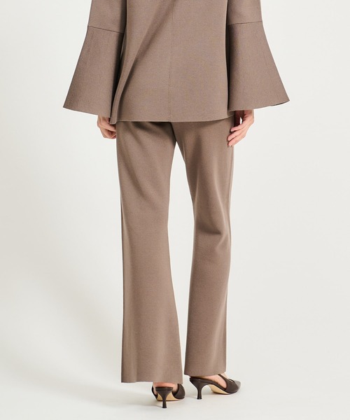 ESTNATION(エストネーション)の「【CLASSY. 12月号掲載】ESTNATION / フレアニットパンツ(その他パンツ・レディース・ブラウン/ブラック・36/38)」の13枚目の写真