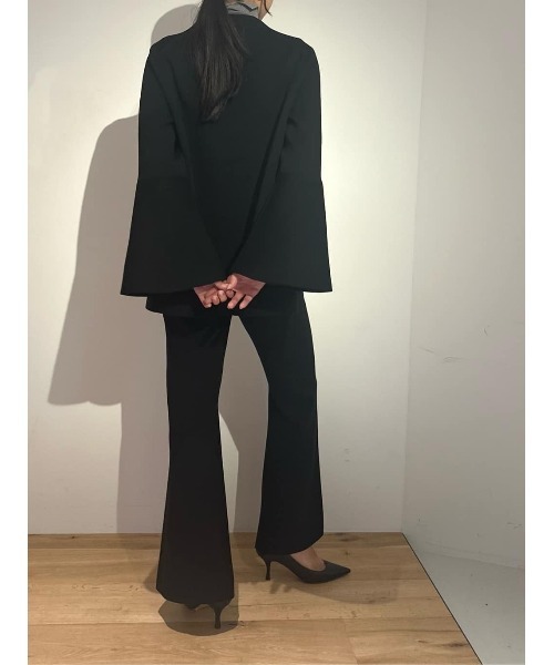 ESTNATION(エストネーション)の「【CLASSY. 12月号掲載】ESTNATION / フレアニットパンツ(その他パンツ・レディース・ブラウン/ブラック・36/38)」の22枚目の写真