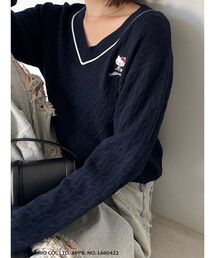 SNIDEL | 【HELLO KITTY】ケーブルプルオーバー(ニット/セーター)