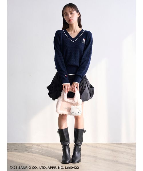 HELLO KITTY】ケーブルプルオーバー（ニット/セーター）｜SNIDEL