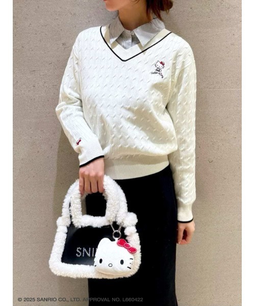 HELLO KITTY】ケーブルプルオーバー（ニット/セーター）｜SNIDEL