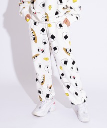 PUNYUS | 【新サイズ】フード総柄スウェットパンツ(ONIGIRI)(スウェットパンツ)