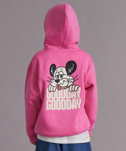 PAIRMANON STREET（ペアマノンストリート）の「裏起毛 アソートプリント スウェット パーカー【PAIRMANON STREET】（パーカー・キッズ・ピンク/ブラック/カーキ/アイボリー/グレー系その他/ブラック系その他/グレー/グレー系その他3/グレー系その他2・120/110/150/140/130/100/160/90）」の9枚目の写真