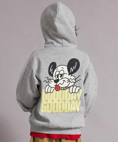 PAIRMANON STREET（ペアマノンストリート）の「裏起毛 アソートプリント スウェット パーカー【PAIRMANON STREET】（パーカー・キッズ・ピンク/ブラック/カーキ/アイボリー/グレー系その他/ブラック系その他/グレー/グレー系その他3/グレー系その他2・120/110/150/140/130/100/160/90）」の7枚目の写真