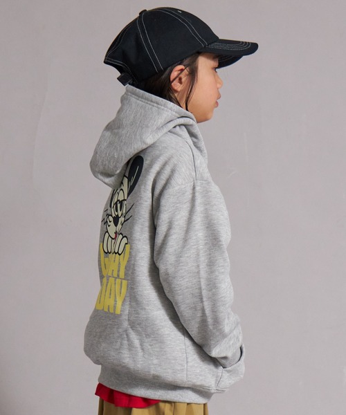 PAIRMANON STREET（ペアマノンストリート）の「裏起毛 アソートプリント スウェット パーカー【PAIRMANON STREET】（パーカー・キッズ・ピンク/ブラック/カーキ/アイボリー/グレー系その他/ブラック系その他/グレー/グレー系その他3/グレー系その他2・120/110/150/140/130/100/160/90）」の22枚目の写真