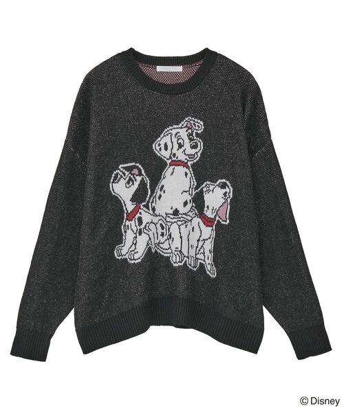 セール】101匹わんちゃん/ジャガードニット（ニット/セーター