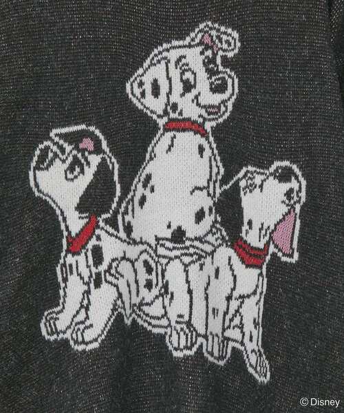 Disney（ディズニー）の「101匹わんちゃん/ジャガードニット（ニット/セーター・レディース・ブラック/レッド・FREE）」の15枚目の写真