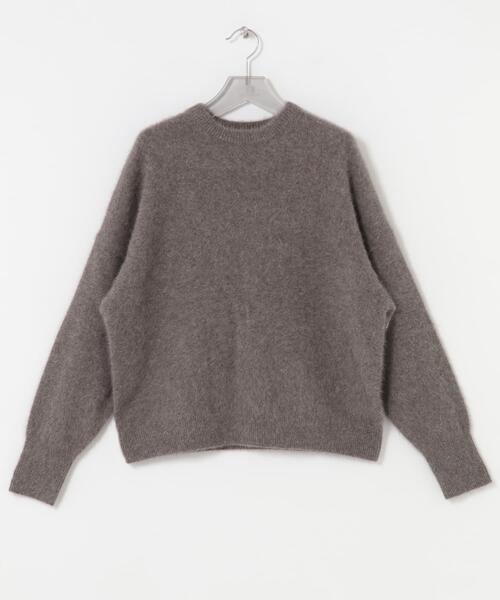 URBAN RESEARCH(アーバンリサーチ)の「FOX/CASHMEREルーズニット(ニット/セーター・レディース・ライトピンク/ブラウン系その他/ブラック・FREE)」の12枚目の写真