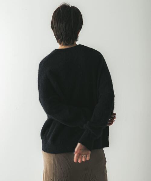 URBAN RESEARCH(アーバンリサーチ)の「FOX/CASHMEREルーズニット(ニット/セーター・レディース・ライトピンク/ブラウン系その他/ブラック・FREE)」の18枚目の写真