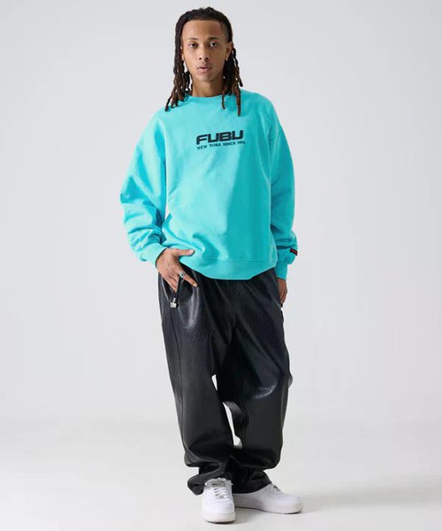 FUBU( フブ)の「FUBU-OG Logo Crew Sweat(スウェット・メンズ・ホワイト/ブラック/ターコイズブルー・L/M)」の20枚目の写真
