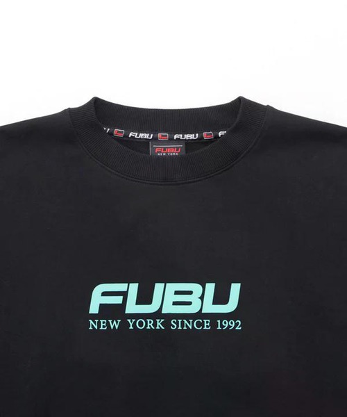 FUBU( フブ)の「FUBU-OG Logo Crew Sweat(スウェット・メンズ・ホワイト/ブラック/ターコイズブルー・L/M)」の6枚目の写真