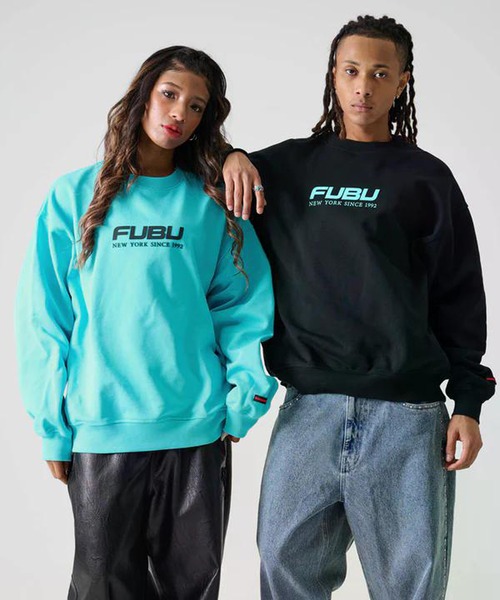 FUBU( フブ)の「FUBU-OG Logo Crew Sweat(スウェット・メンズ・ホワイト/ブラック/ターコイズブルー・L/M)」の22枚目の写真