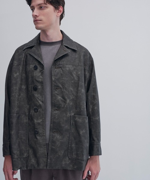 CITY TOKYO（シティトウキョウ）の「【CITY TOKYO/シティートーキョー】ｳﾞｨﾝﾃｰｼﾞﾚｻﾞｰ ﾗﾝﾁｺｰﾄ（ブルゾン・メンズ・ブラック/ブラウン・1/2）」の6枚目の写真