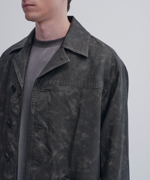 CITY TOKYO（シティトウキョウ）の「【CITY TOKYO/シティートーキョー】ｳﾞｨﾝﾃｰｼﾞﾚｻﾞｰ ﾗﾝﾁｺｰﾄ（ブルゾン・メンズ・ブラック/ブラウン・1/2）」の7枚目の写真