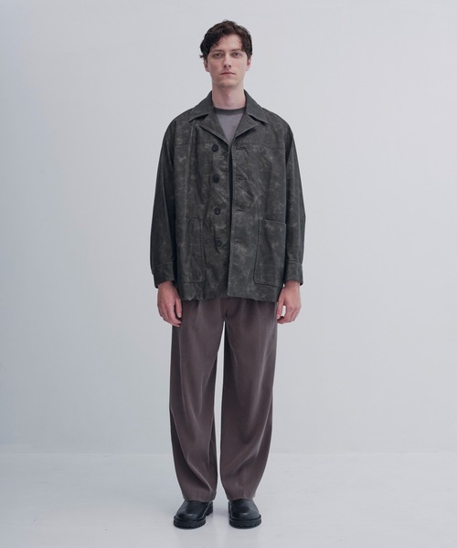 CITY TOKYO（シティトウキョウ）の「【CITY TOKYO/シティートーキョー】ｳﾞｨﾝﾃｰｼﾞﾚｻﾞｰ ﾗﾝﾁｺｰﾄ（ブルゾン・メンズ・ブラック/ブラウン・1/2）」の3枚目の写真