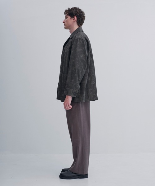 CITY TOKYO（シティトウキョウ）の「【CITY TOKYO/シティートーキョー】ｳﾞｨﾝﾃｰｼﾞﾚｻﾞｰ ﾗﾝﾁｺｰﾄ（ブルゾン・メンズ・ブラック/ブラウン・1/2）」の4枚目の写真