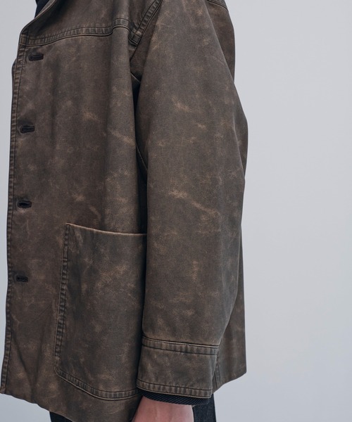 CITY TOKYO（シティトウキョウ）の「【CITY TOKYO/シティートーキョー】ｳﾞｨﾝﾃｰｼﾞﾚｻﾞｰ ﾗﾝﾁｺｰﾄ（ブルゾン・メンズ・ブラック/ブラウン・1/2）」の16枚目の写真