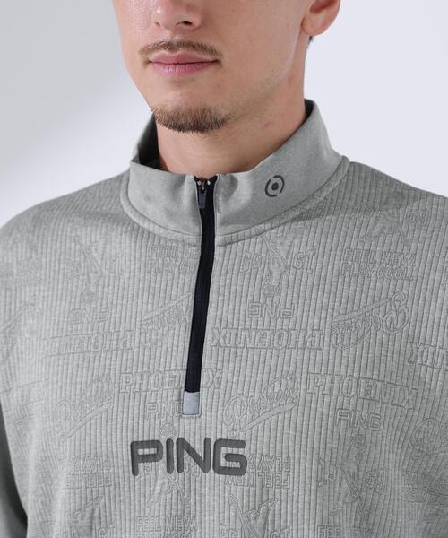 PING APPAREL】PINGキルトジャガード/全方向ストレッチダンボール
