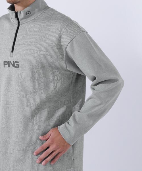 セール】【PING APPAREL】PINGキルトジャガード/全方向ストレッチ