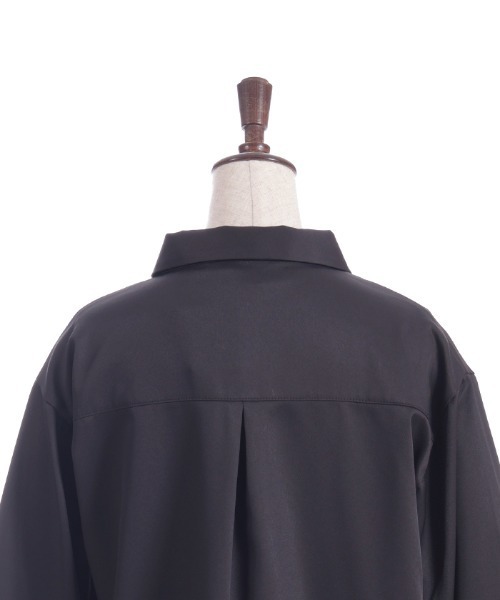 axes femme（アクシーズファム）の「ジャカード切替フレア袖ブラウス（シャツ/ブラウス・レディース・ダークグリーン/パープル/ワイン・FREE）」の4枚目の写真