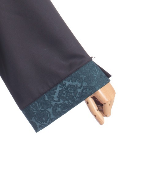 axes femme（アクシーズファム）の「ジャカード切替フレア袖ブラウス（シャツ/ブラウス・レディース・ダークグリーン/パープル/ワイン・FREE）」の19枚目の写真