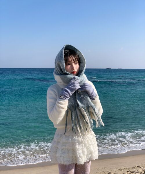 カンカンフリルミニスカート_アイボリー（スカート）｜CRANK（クランク