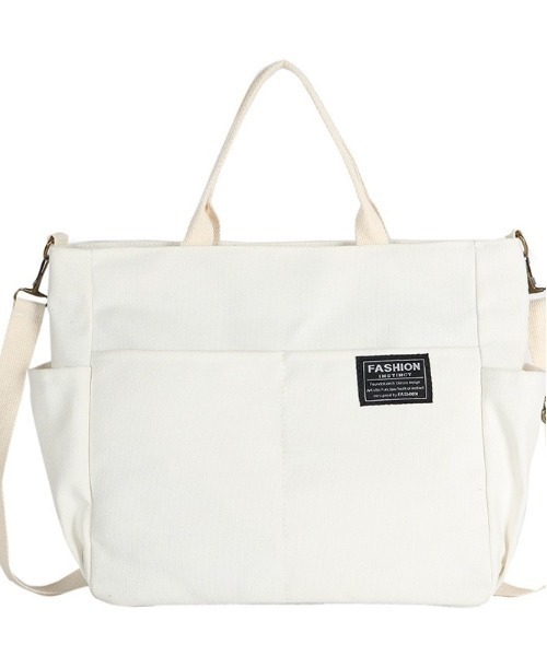 BACKYARD FAMILY(バックヤードファミリー)の「トートバッグ キャンバス ktotebag919(トートバッグ・メンズ・ライトブラウン/ホワイト・FREE)」の2枚目の写真
