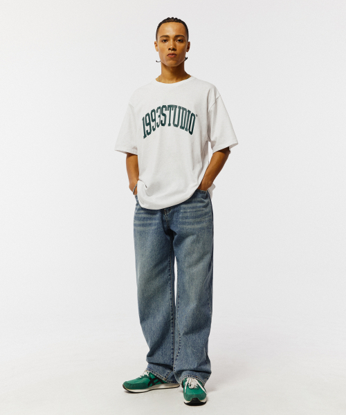 1993STUDIO(1993スタジオ)の「アセンティックアーチロゴTシャツ_ライトグレー(Tシャツ/カットソー・レディース・その他・SMALL/MEDIUM/LARGE)」の13枚目の写真