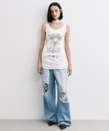 Midnight Move（ミッドナイトムーブ）の「vt ops (white)（ワンピース）」