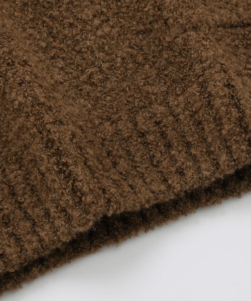 FRIZMWORKS(フリズムワークス)の「ALPACA BOUCLE KNIT _ BROWN(ニット/セーター・メンズ・その他・SMALL/MEDIUM/X-LARGE)」の6枚目の写真