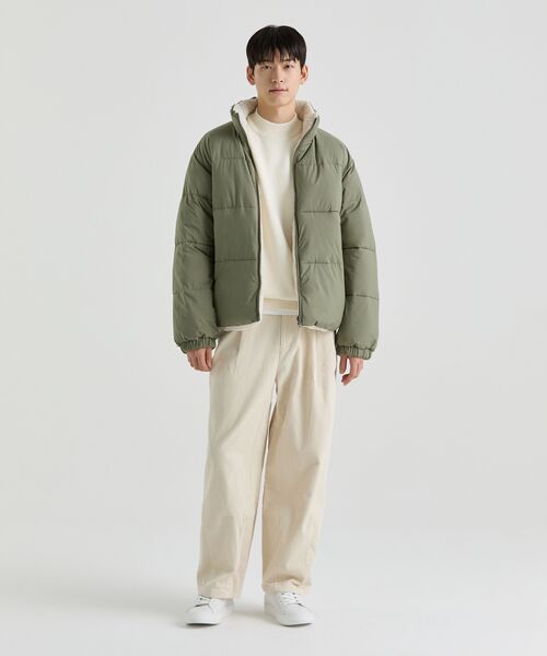 MUSINSA STANDARD（ムシンサスタンダード）の「コーデュロイワイドバルーンパンツ[クリーム]（その他パンツ・メンズ・その他・38/36/34/32/30/31/28/29/33）」の10枚目の写真