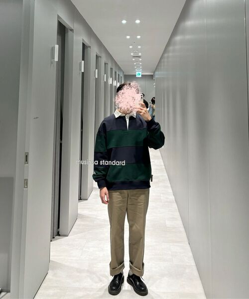 MUSINSA STANDARD（ムシンサスタンダード）の「ソリッドCPワイドチノパンツ[ベージュ]（その他パンツ・メンズ・その他・26/27/28/29/30/31/32/33/34/36/38/40/42）」の21枚目の写真