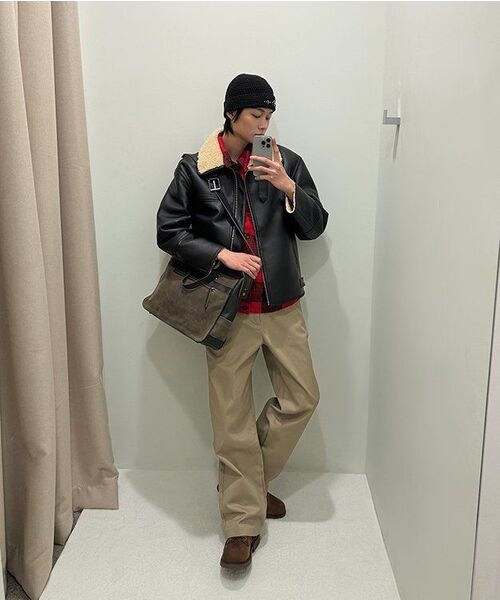 MUSINSA STANDARD（ムシンサスタンダード）の「ソリッドCPワイドチノパンツ[ベージュ]（その他パンツ・メンズ・その他・26/27/28/29/30/31/32/33/34/36/38/40/42）」の8枚目の写真