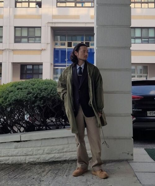 MUSINSA STANDARD（ムシンサスタンダード）の「ソリッドCPワイドチノパンツ[ベージュ]（その他パンツ・メンズ・その他・26/27/28/29/30/31/32/33/34/36/38/40/42）」の7枚目の写真