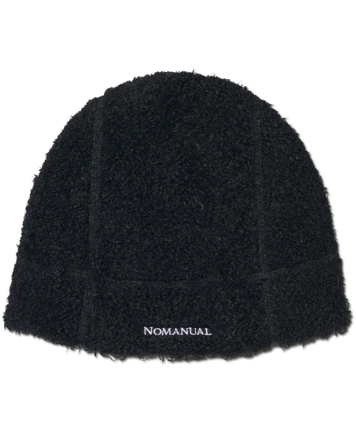 NOMANUAL(NOMANUAL)の「NEST HAIRY BEANIE - BLACK(ニットキャップ/ビーニー・レディース・その他・FREE)」の5枚目の写真