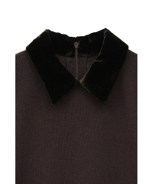 VELOR COLLAR KNIT TOPS（ニット/セーター）｜CLANE（クラネ）の