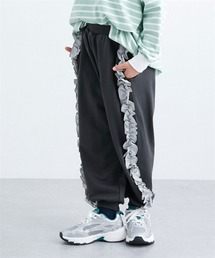QUNTSTYLE（キュントスタイル）の「サイドフリルスウェットパンツ（スウェットパンツ）」