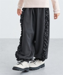 QUNTSTYLE（キュントスタイル）の「サイドフリルスウェットパンツ（スウェットパンツ・キッズ）」