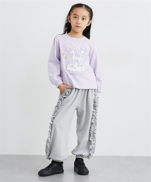 nofficialnoffice パンツ　スウェットパンツフリル　musinsa サイドフリルスウェットパンツ（スウェットパンツ）｜QUNTSTYLE
