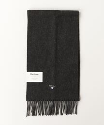 Barbour(ouA[)Barbour/BARBOUR PLAIN LAMBSWOOL SCARF(}t[)