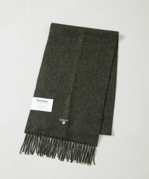 Barbour（バブアー）の「Barbour/BARBOUR PLAIN LAMBSWOOL SCARF（マフラー・メンズ・ブラック/ベージュ/グリーン/チャコール・FREE）」の4枚目の写真