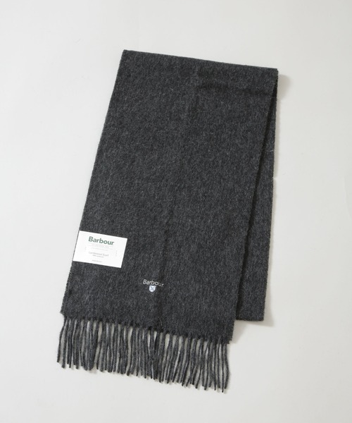 Barbour（バブアー）の「Barbour/BARBOUR PLAIN LAMBSWOOL SCARF（マフラー・メンズ・ブラック/ベージュ/グリーン/チャコール・FREE）」の3枚目の写真