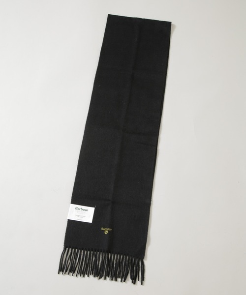 Barbour（バブアー）の「Barbour/BARBOUR PLAIN LAMBSWOOL SCARF（マフラー・メンズ・ブラック/ベージュ/グリーン/チャコール・FREE）」の5枚目の写真